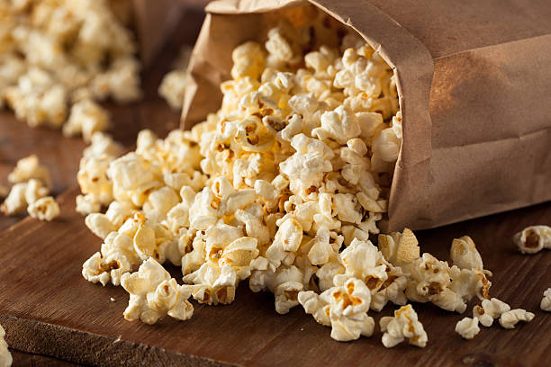 Homemade Kettle Corn Popcorn in a Bag